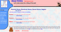 Desktop Screenshot of abusevictims.ca